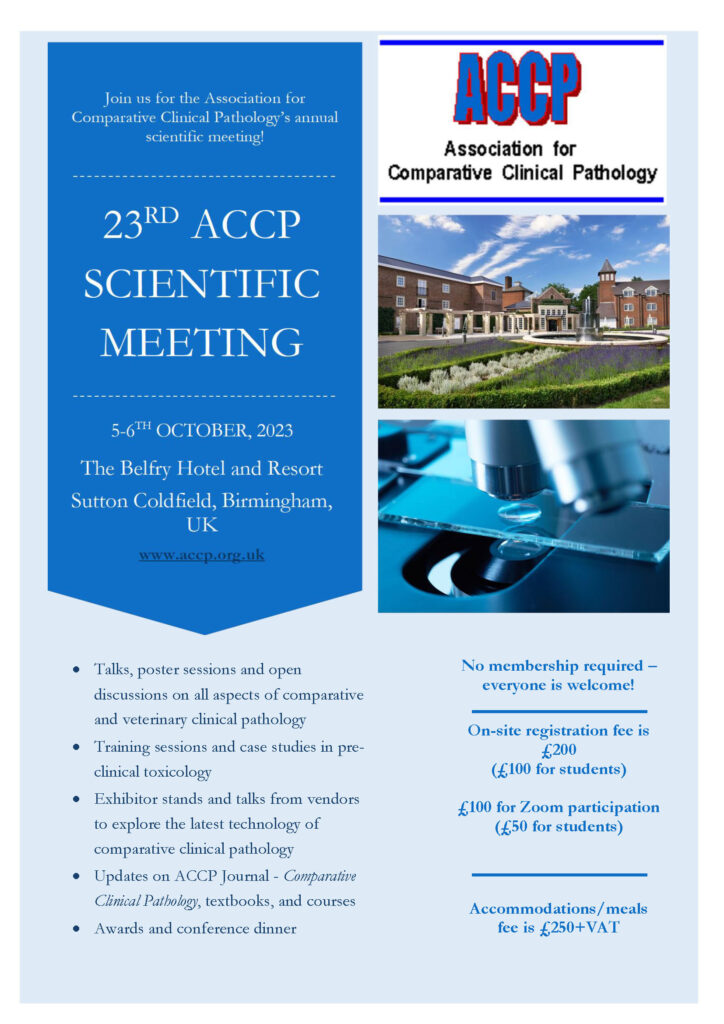 British Society of Toxicological Pathology » ACCP Conference 2023